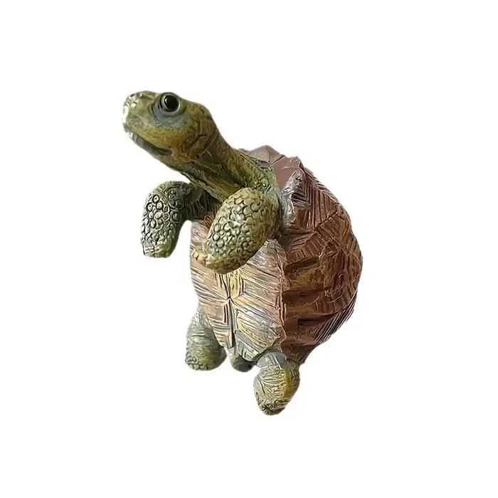 Pot de fleurs en résine en forme de tortue, 1 pièce, jardinière suspendue en forme d'animal pour la