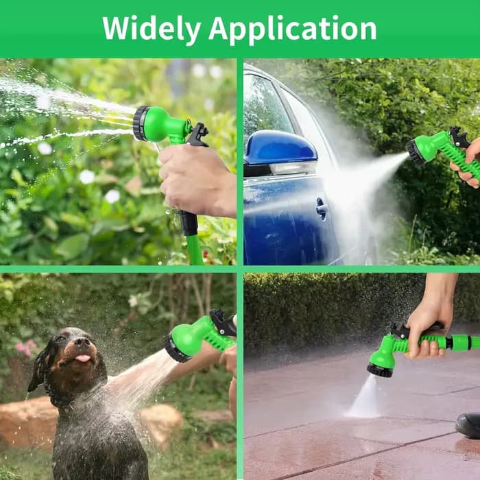 Tuyau magique extensible, lavage de voiture à haute pression, 7 fonctions de pulvérisation d'eau, pi