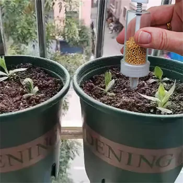 Fournitures d'outils de jardinage, semoir de seringue, Mini distributeur de graines de semis, semoir