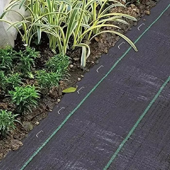 Agrafes de paysage 50 pièces, épingles de jardin en forme de U, agrafes de piquets de jardin, piquet