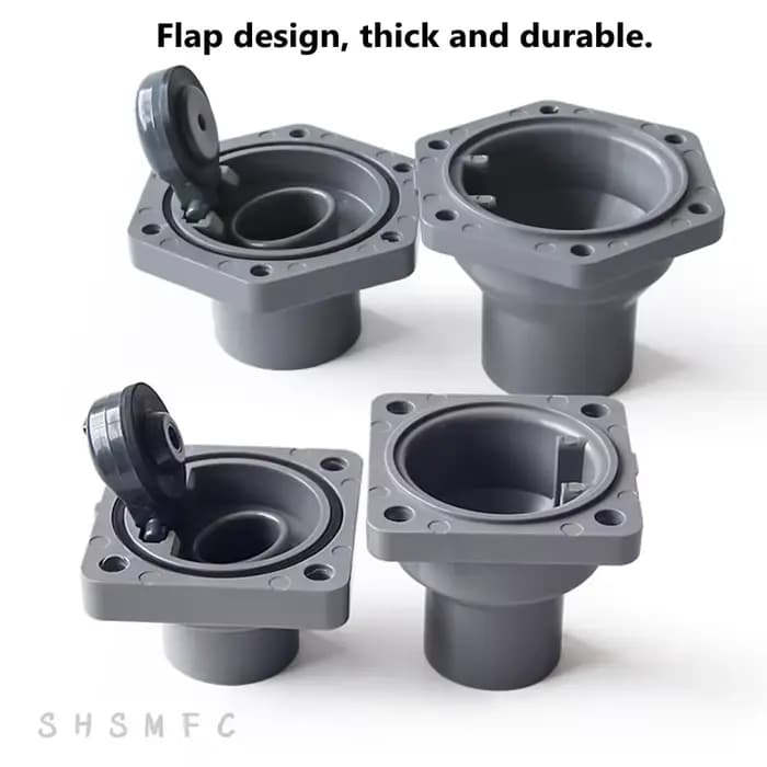 Clapet anti-retour en PVC, 25 ~ 140mm, hi-q, accessoires pour Aquarium, Joint d'irrigation de jardin