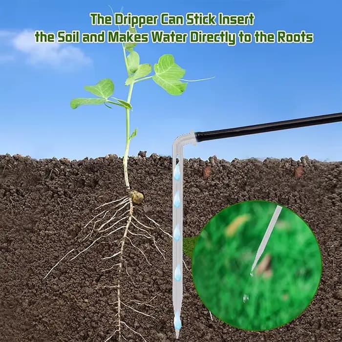Kit de système d'irrigation goutte à goutte automatique solaire, Machine à eau pour plantes avec Ant