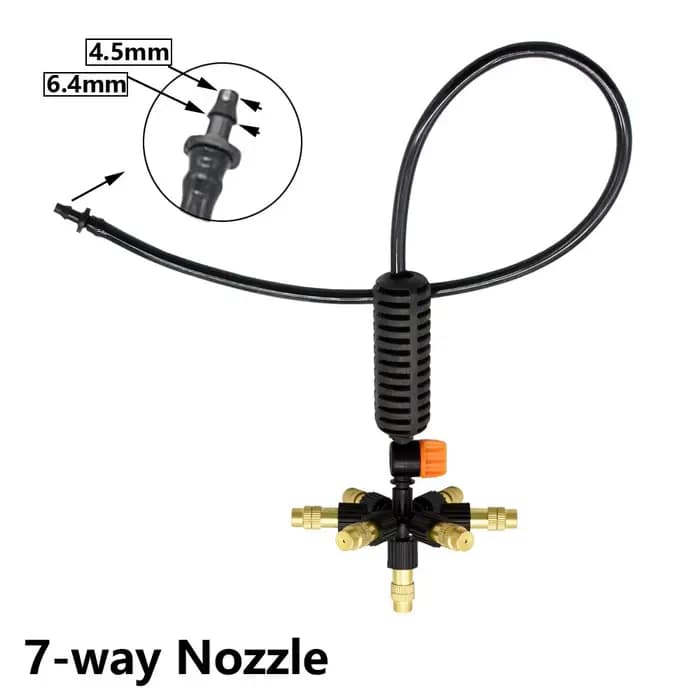 Système d'irrigation par atomisation pour serre de jardin, Kit de pulvérisation réglable en laiton e