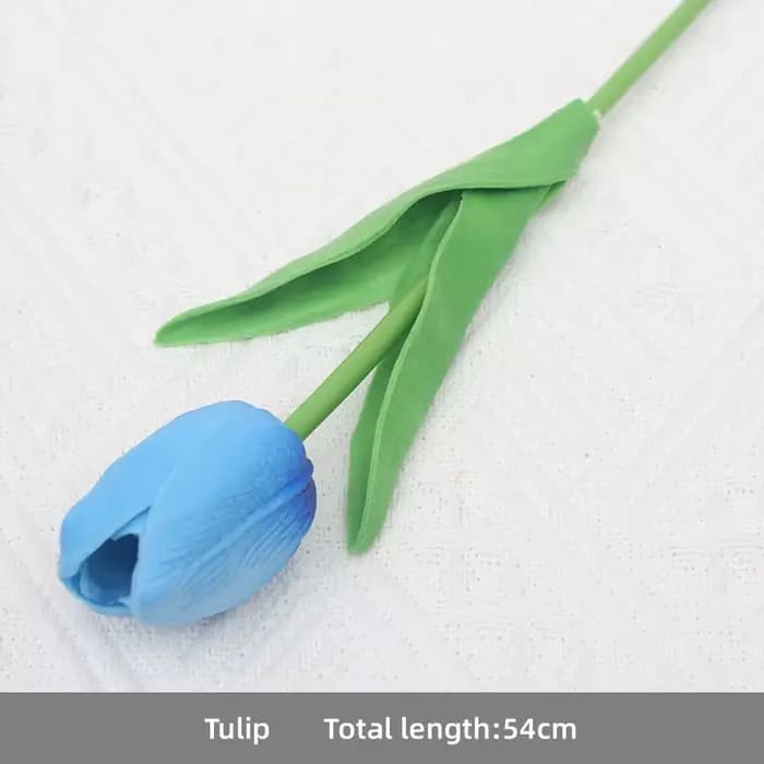 Fleurs de la série bleu royal, feuille de plante, plomb de route de mariage, matériaux d'arrangement