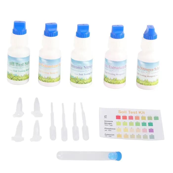 Solution de Test de sol liquide, Kit de Test de mesure de l'azote, de phosphore et de potassium, pou