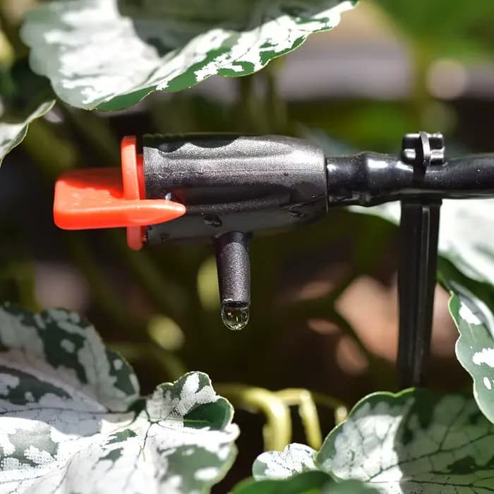 Goutteurs d'irrigation réglables pour système d'arrosage, micro goutteurs d'irrigation goutte à gout