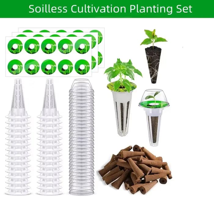 Panier de croissance des plantes, bloc de semis de culture sans sol, bloc d'éponge de semis pour la