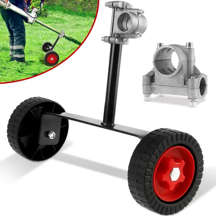 Roue de Support de tondeuse à gazon réglable, roues auxiliaires pour tondeuse à gazon de jardin, acc