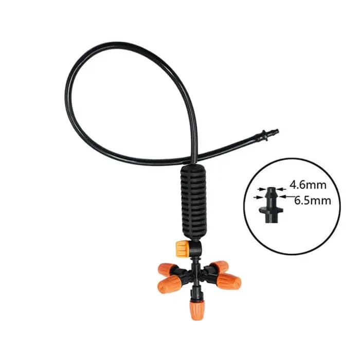 Système d'irrigation par atomisation pour serre de jardin, Kit de pulvérisation réglable en laiton e
