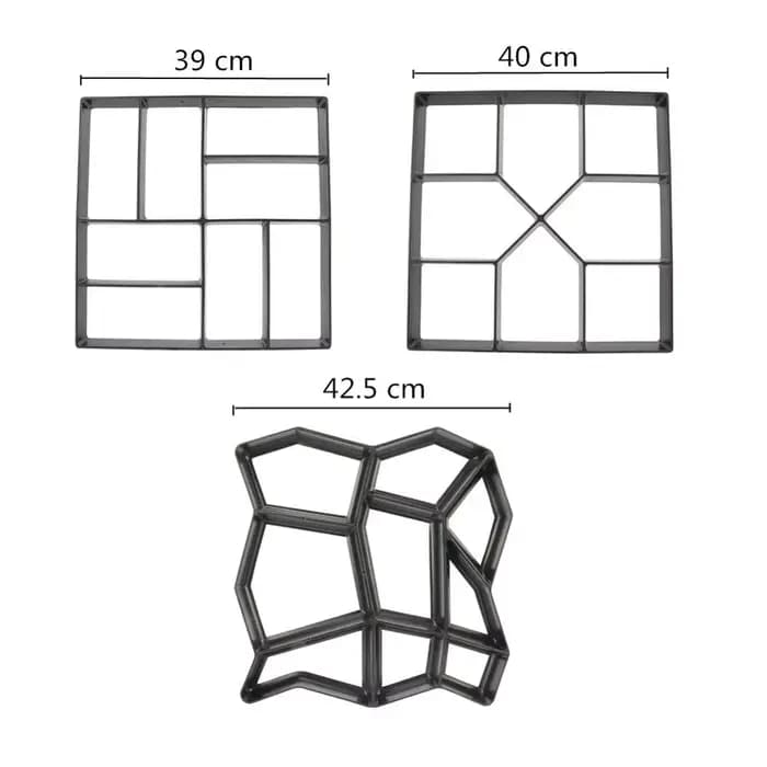Moule de chaussée pour promenade de jardin, bricolage, pavage manuel, brique de ciment, pierre de ro