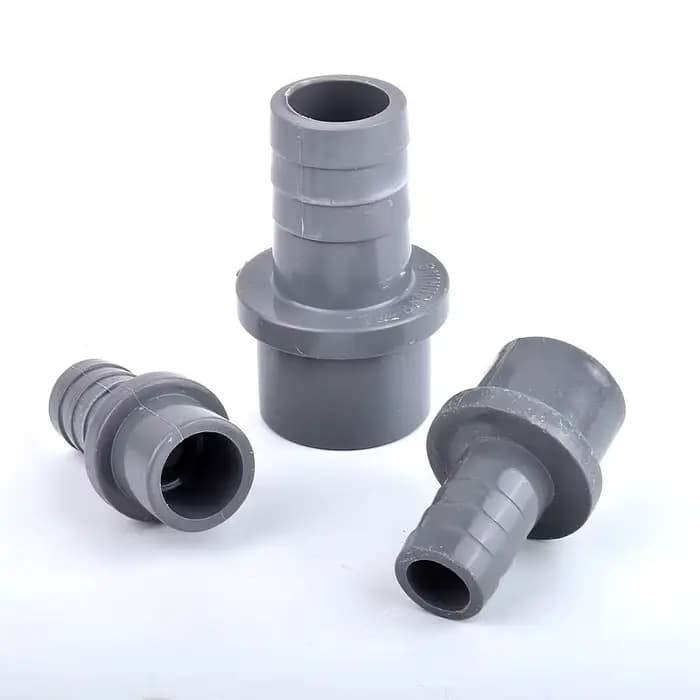 Connecteur pagode en PVC gris OD 20/25/32-5/8/10/12/14/16/18/20/25mm, tuyau d'eau d'irrigation de ja