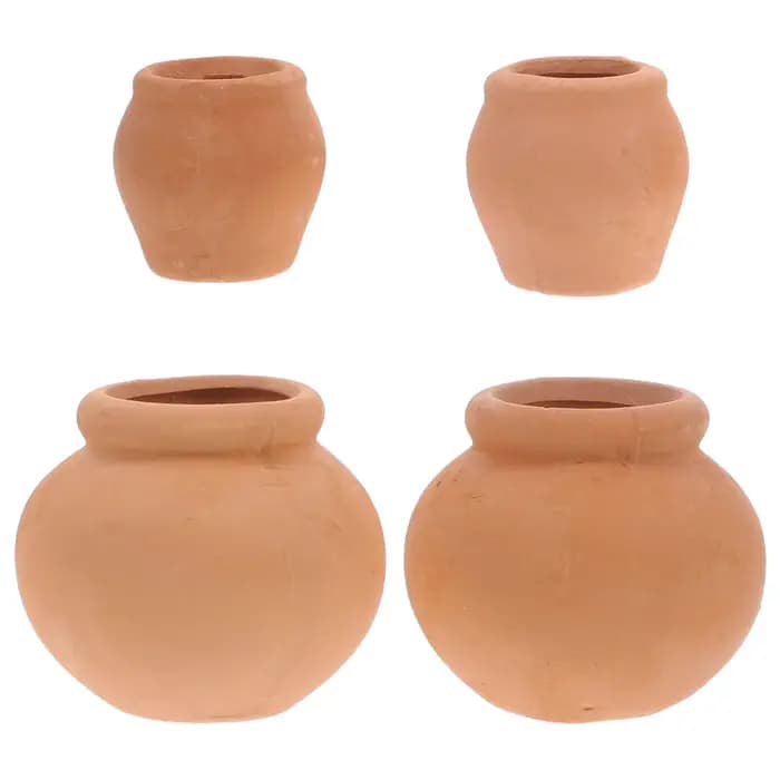 Pot de fleurs succulentes, 4 pièces, Mini Pots de jardin pour plantes, Terrarium, poterie, jardinièr