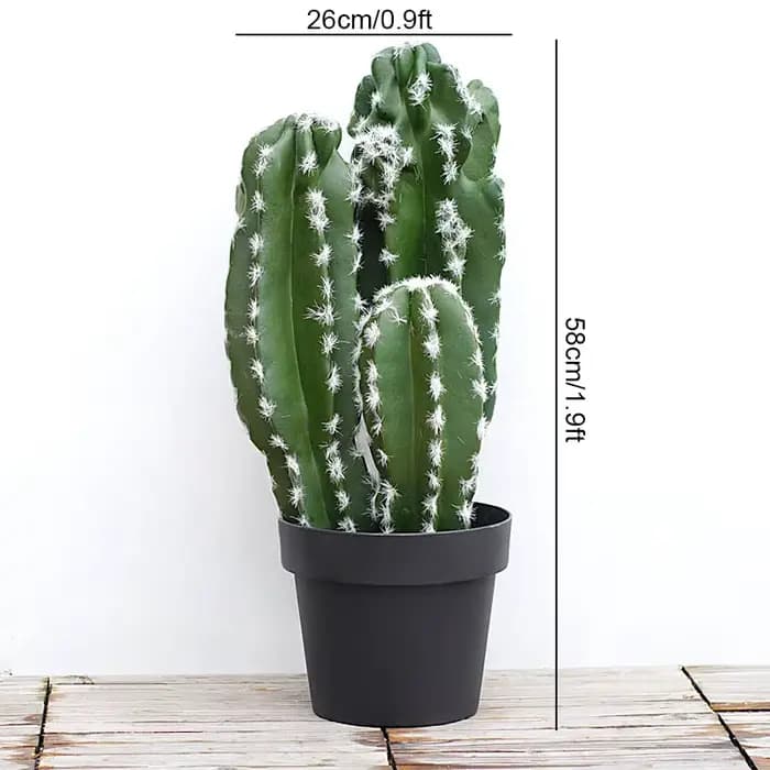 Plante succulente verte tropicale artificielle, plante en pot, décoration de chambre à coucher, acce