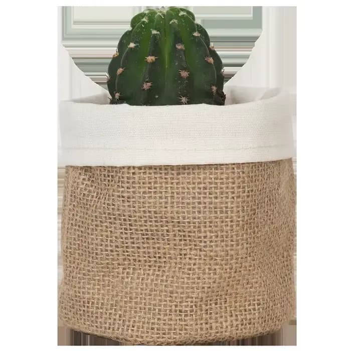 Mir à fleurs en papier kraft rétro, panier de rangement en tissu lavable pour maquillage de bureau,