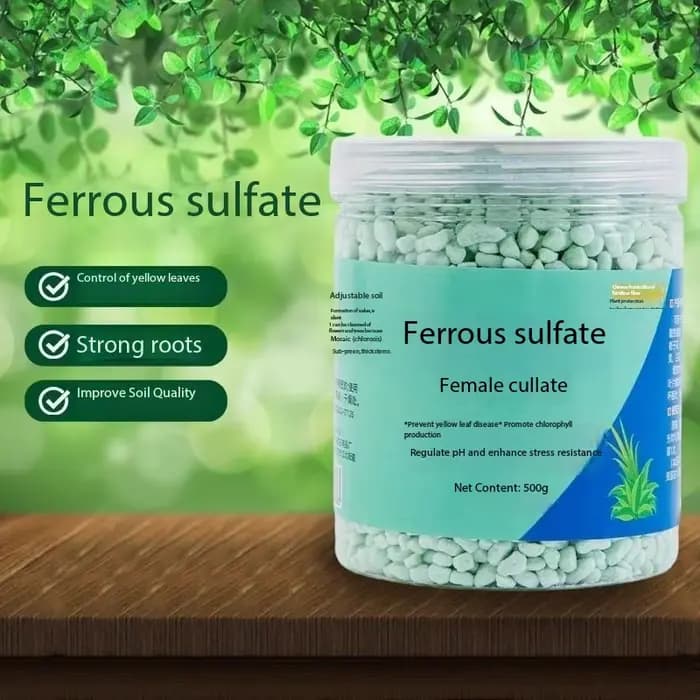 Acide d'amélioration du sol de engrais de fleur de sulfate ferreux de 200g/500g pour la plante de fe