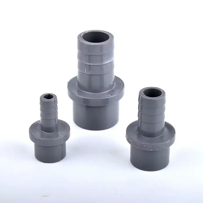 Connecteur pagode en PVC gris OD 20/25/32-5/8/10/12/14/16/18/20/25mm, tuyau d'eau d'irrigation de ja
