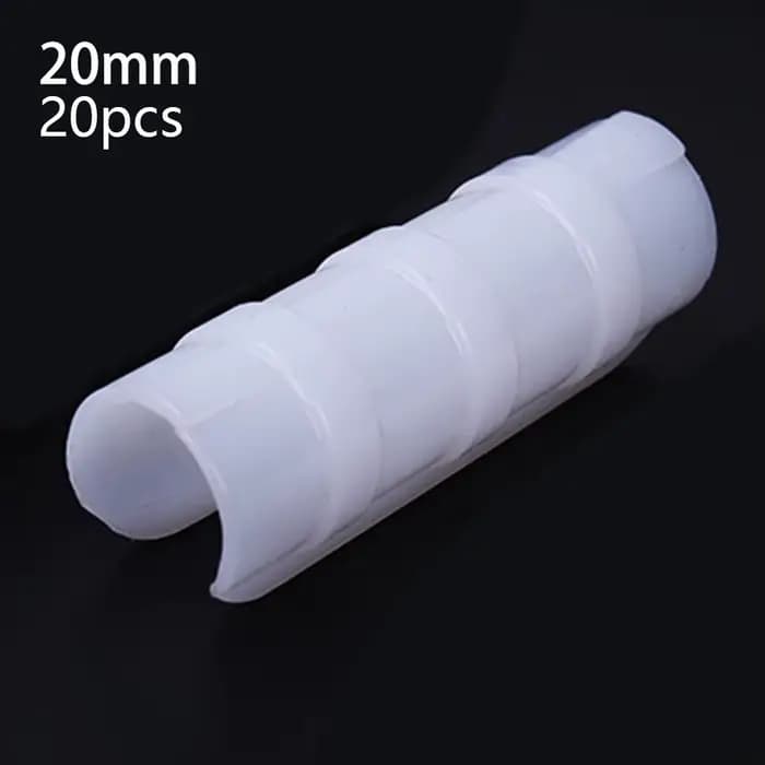 20 pièces 19/20/25mm pince plante serre Film Clips fixe tuyau cadre Tube pince ABS serre Film Clip f