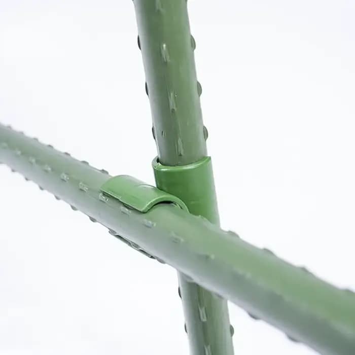 Clips universels en plastique, Support pour plantes, connecteur fixe, piliers de jardinage, fixation
