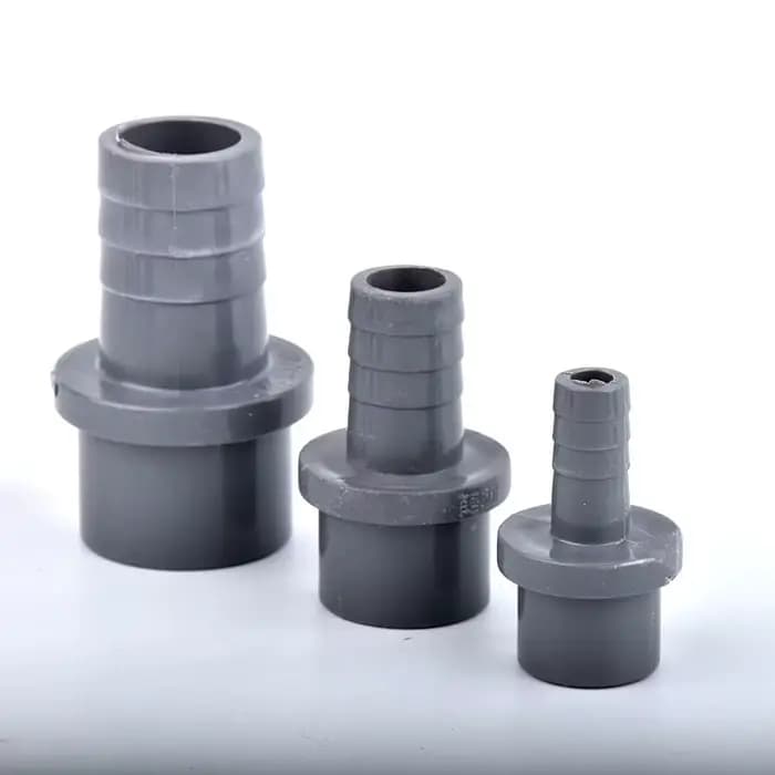 Connecteur pagode en PVC gris OD 20/25/32-5/8/10/12/14/16/18/20/25mm, tuyau d'eau d'irrigation de ja