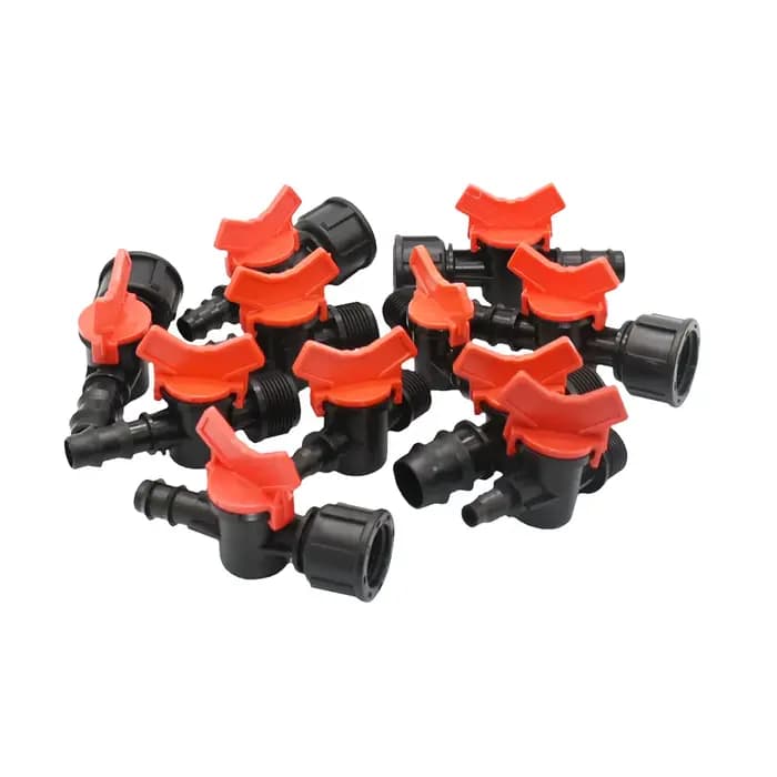 Mini Valve de tuyau barbelé 4/8/10/12/16/20/25mm, filetage 1/2 3/4 "x 1/4 3/8 1/2 3/4 1 pouce, conne