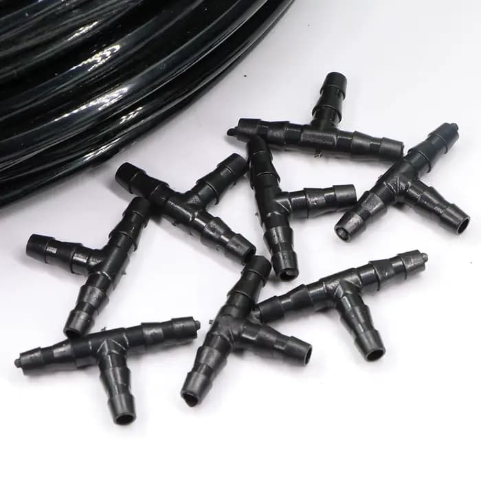 Connecteur de tuyau d'eau d'irrigation de jardin, raccords en T goutte à goutte, accessoires d'adapt