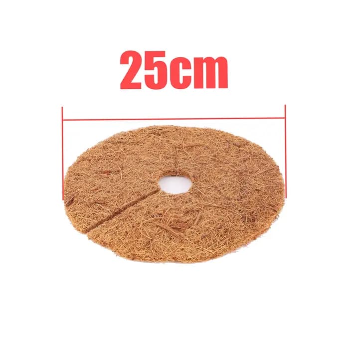 Tapis de protection en Fiber de noix de coco naturelle, 25/30/35/40cm, pour Pot de fleur, disque, co