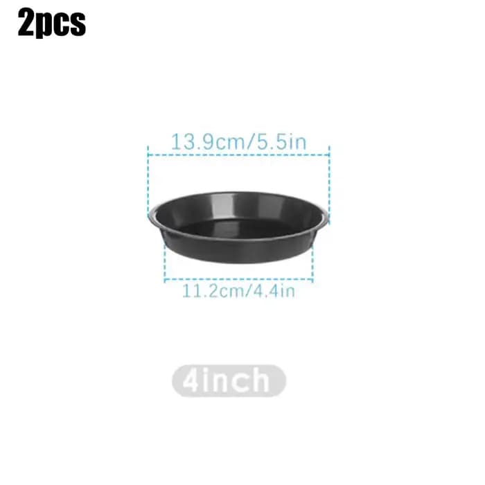 Pot de fleur rond en PP pour plantes succulentes, plateaux bruts S/05, plateaux pour plantes en amar