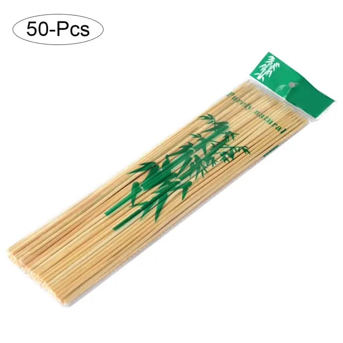 Bâtons en bois de bambou de 40cm, 50 pièces, bâtons professionnels pour plantes de jardin, cannes à