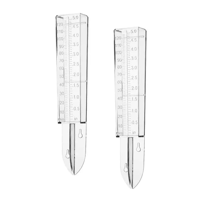 Dispositif de mesure de compteur d'eau de pluie en plastique transparent, pluviomètre, maison, plant