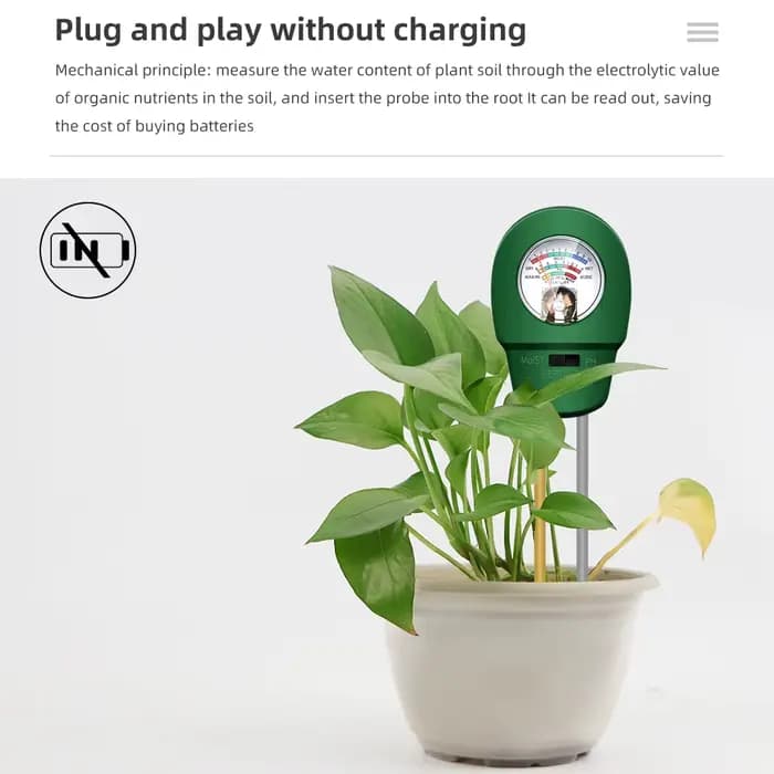 Testeur de fertilité du sol des plantes 3 en 1