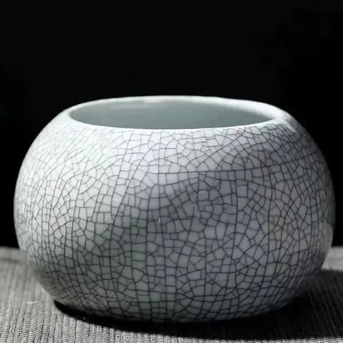 Geyao – Pot de plantes succulentes rond fait à la main