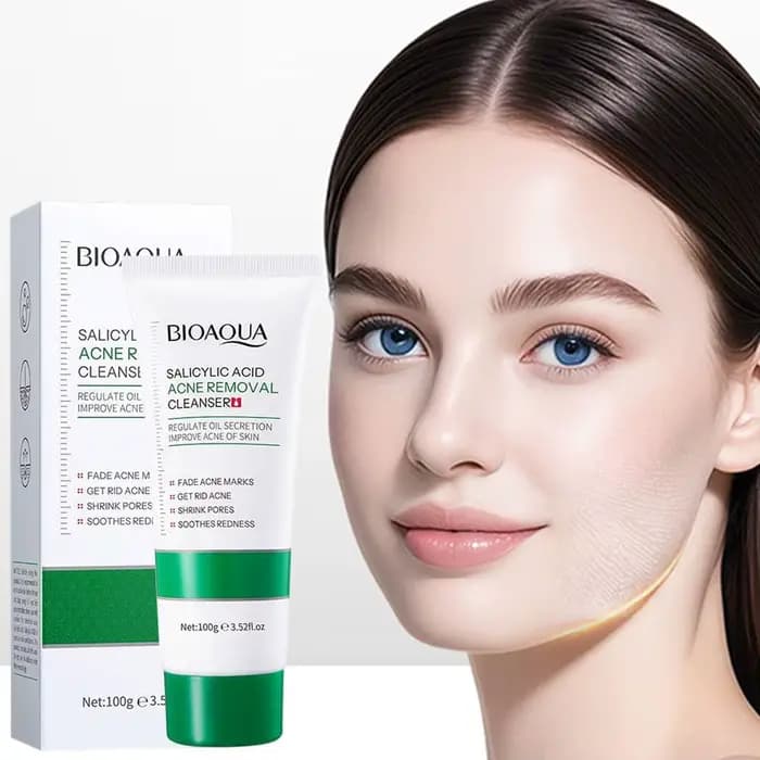 Crème Traitante Anti-Acné à l'Acide Salicylique : Régule la Sécrétion de Sébum, Minimise les Pores, Apaise les Rougeurs Irritées, Élimine les Boutons, Répare la Peau