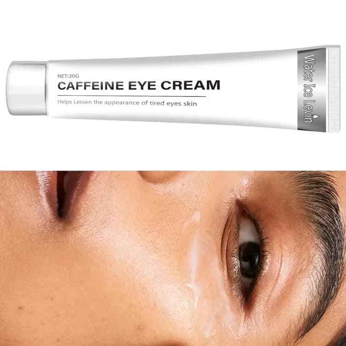 Crème pour les yeux à la caféine : Aide à réduire la fatigue et à améliorer l'apparence des yeux et de la peau fatigués