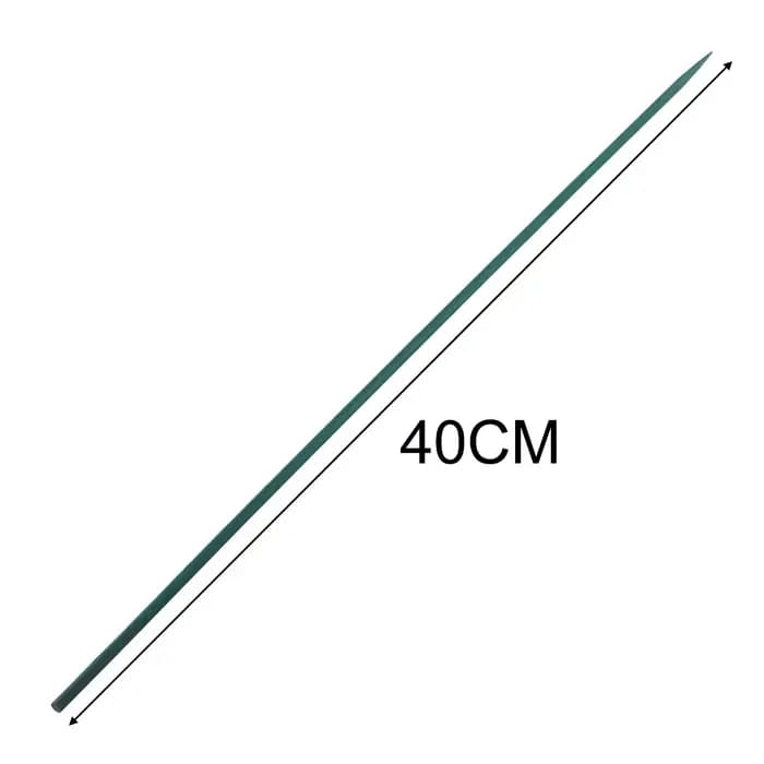 Bâtons de Support de plantes verts 40cm, cannes pour jardin de fleurs