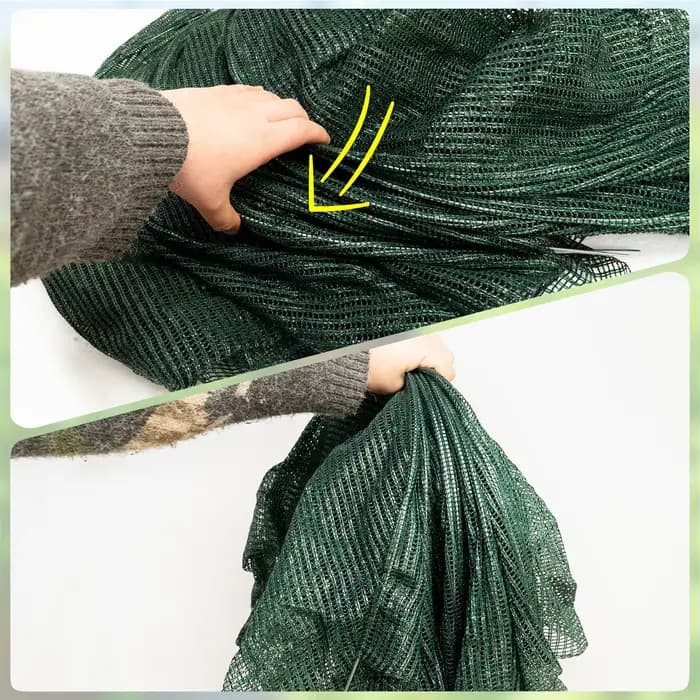 Tunnel de jardin pliable en maille Durable