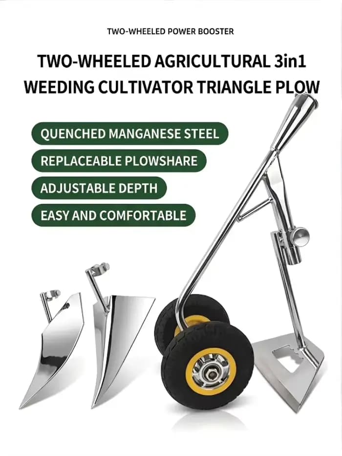 Outil agricole multifonction 3 en 1 pour jardinage