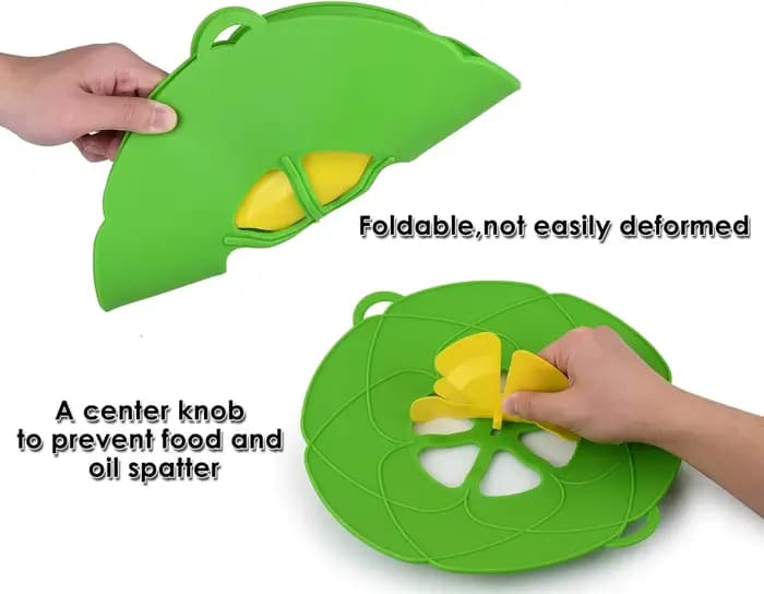 Bouchon anti-déversement couvercle outils de cuisine ébullition sur protection 10.2 pouces bouchon anti-déversement en Silicone couvercle de casserole aide de cuisine
