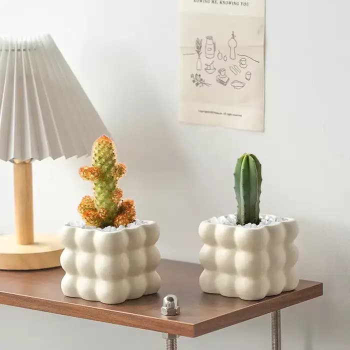 Pot de fleurs en céramique INS pour plantes