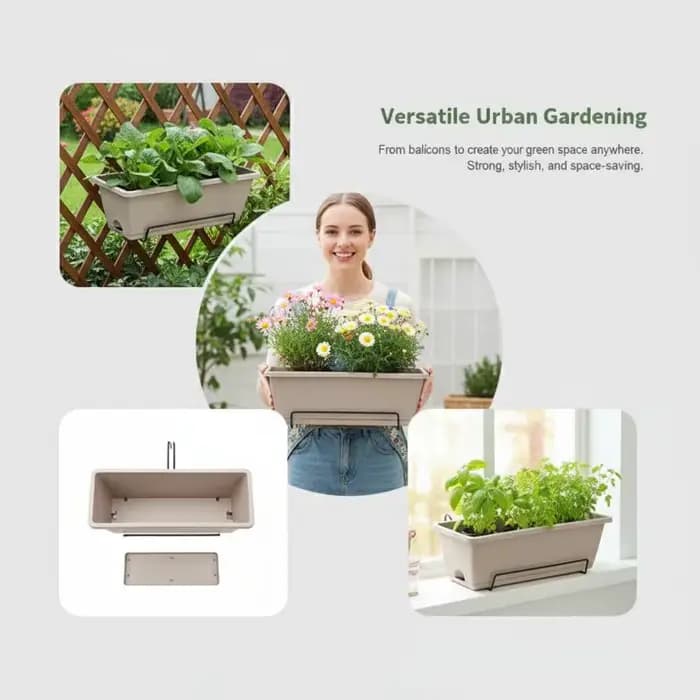 Pot de fleurs auto-absorbant pour légumes