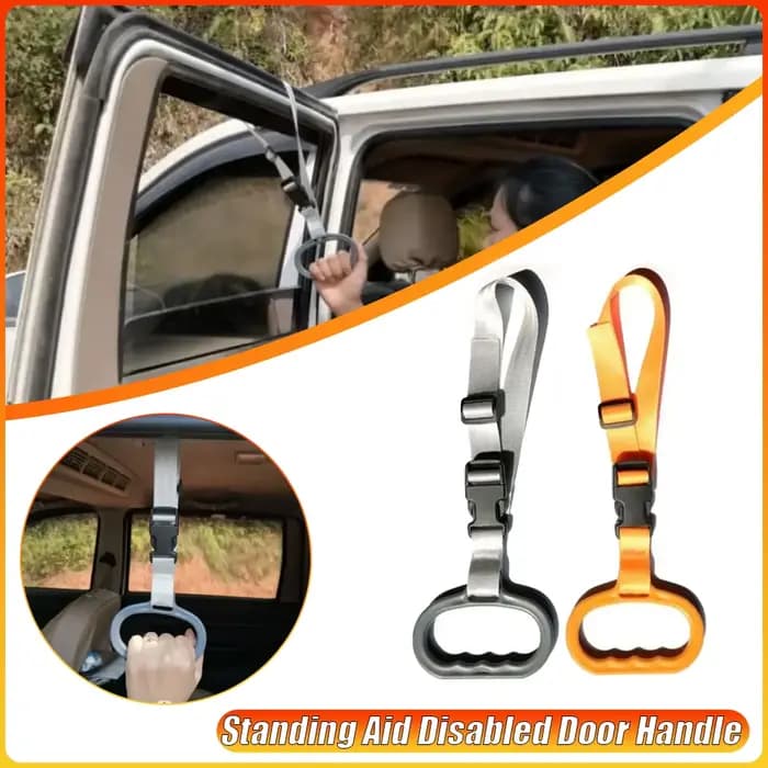 Poignée de porte pour personnes handicapées, aide sur pied, dispositifs d'assistance pour personnes âgées, outil d'assistance pour voiture, poignée de maintien, sangle d'assistance au lit réglable