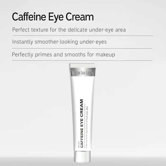 Crème pour les yeux à la caféine : Aide à réduire la fatigue et à améliorer l'apparence des yeux et de la peau fatigués