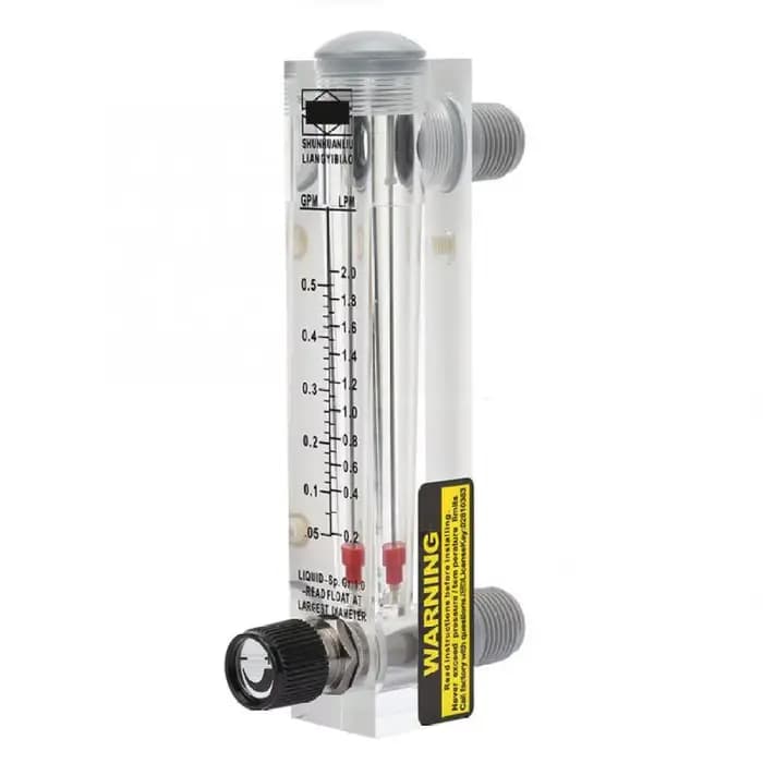 Plexiglas acrylique de débitmètre liquide réglable LZM-15T 0.5-5 GPM et 2-18 LPM 4 TAN1/2 "femelle masculine 1/4" pour le pétrole, médecine