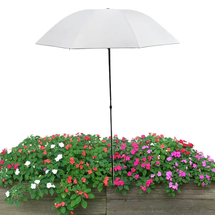 Parasol pour plantes avec piquet métallique