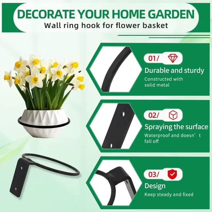 Support de Pot de fleur 2 pièces