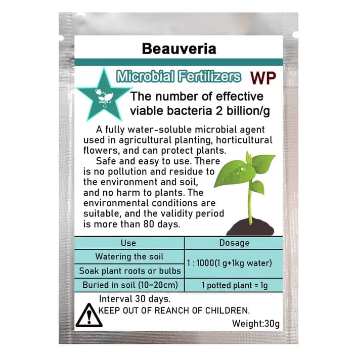 Beauveria – engrais microbien entièrement soluble dans l'eau