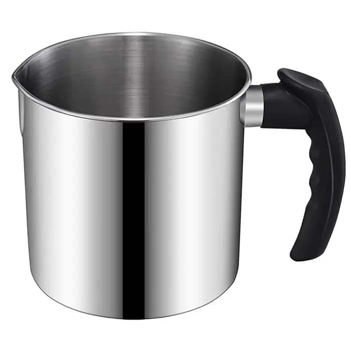 Pot Verseur en Acier Inoxydable 304 avec Poignée à Degré de Chaleur, Article à Double Microphone, 32oz