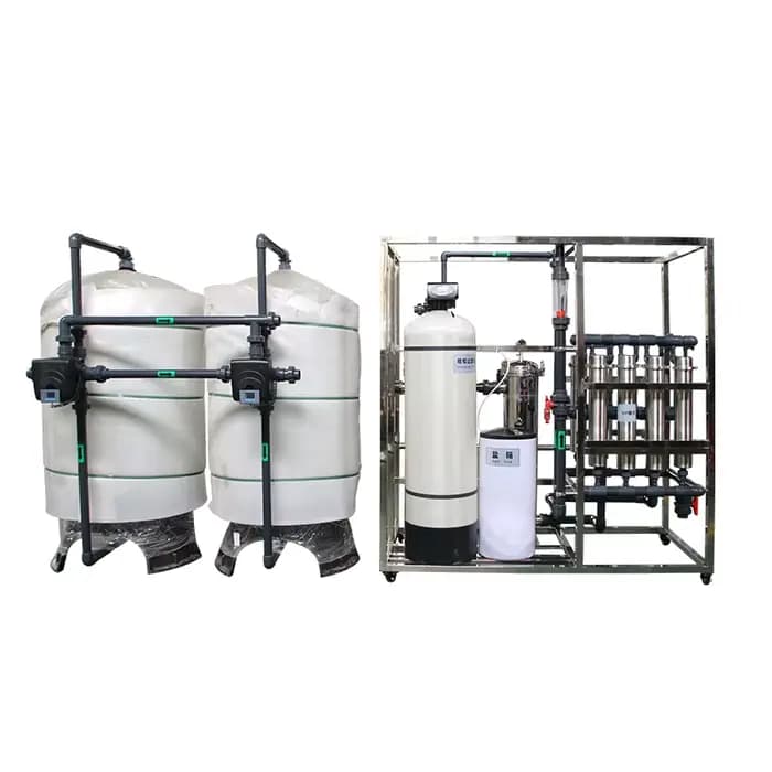 Machine de purification d'eau de puits dédiée, système de traitement par osmose inverse à ultrafiltration 5 étapes, personnalisé pour l'industrie