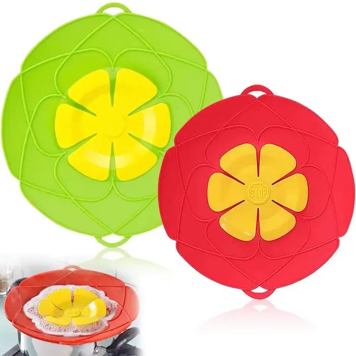 Bouchon anti-déversement couvercle outils de cuisine ébullition sur protection 10.2 pouces bouchon anti-déversement en Silicone couvercle de casserole aide de cuisine