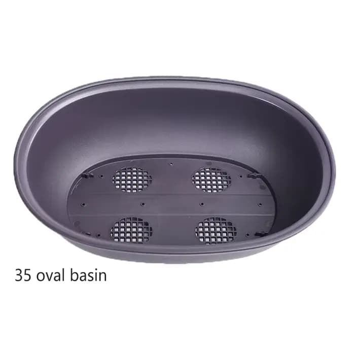 Pots de fleurs en plastique Imitation violet argile plantes