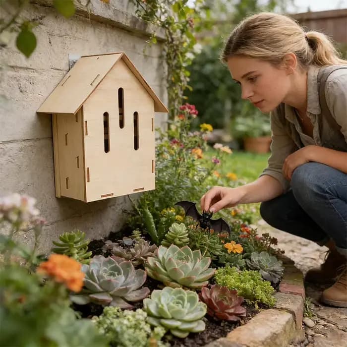 Nouvelle maison créative en bois DIY pour insectes